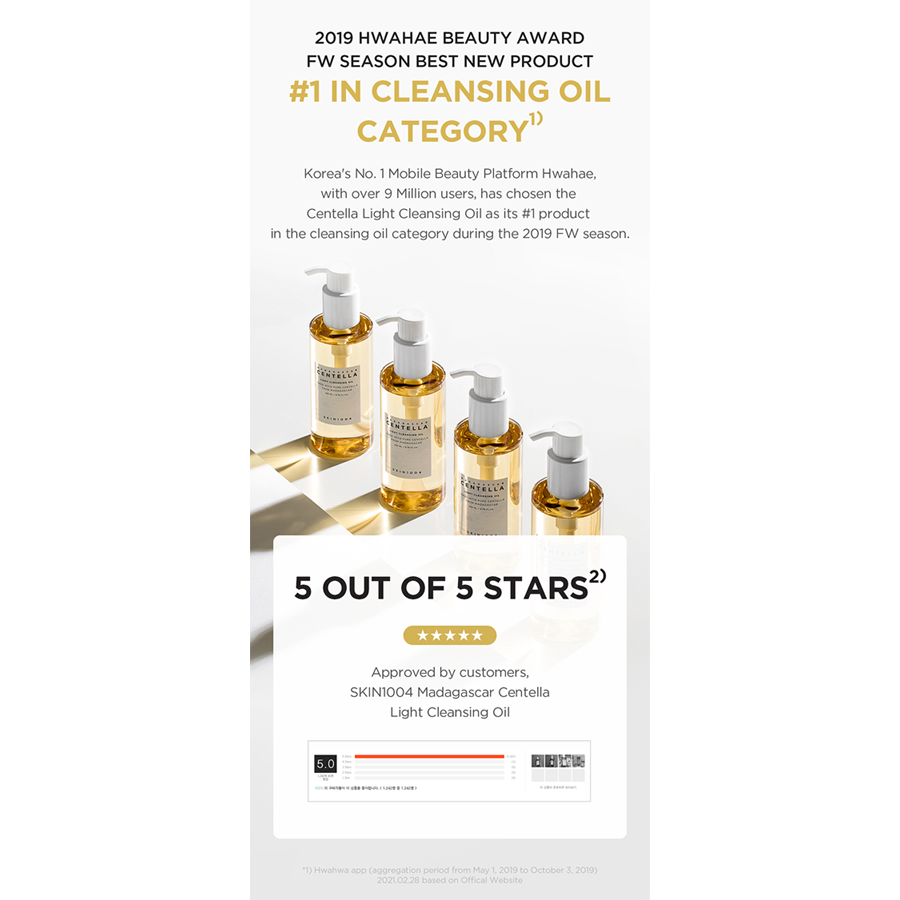 Madagascar Centella Light Cleansing Oil 200Ml
