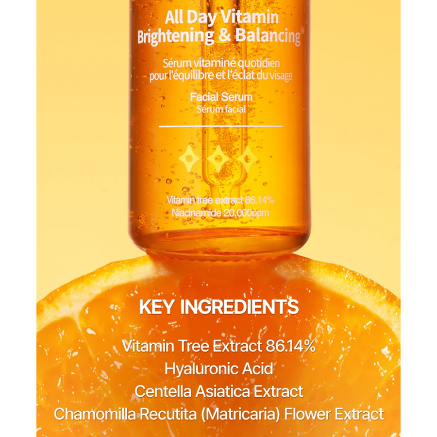 All Day Vitamin Brightening&Balancing Facial Serum 7Ml (2022)