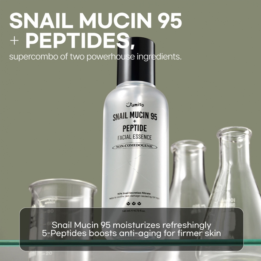 Snail Mucin 95 + Peptide Facial Essence 140Ml