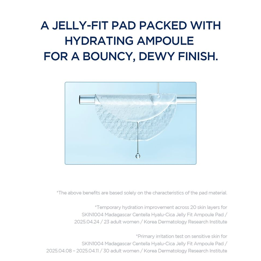 Madagascar Centella Hyalu-Cica Jelly-Fit Ampoule Pad 60Pads