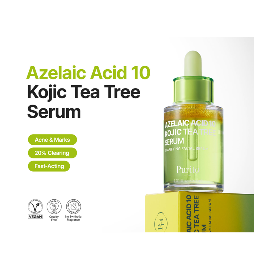 Azelaic Acid 10 Kojic Tea Tree Serum 30Ml
