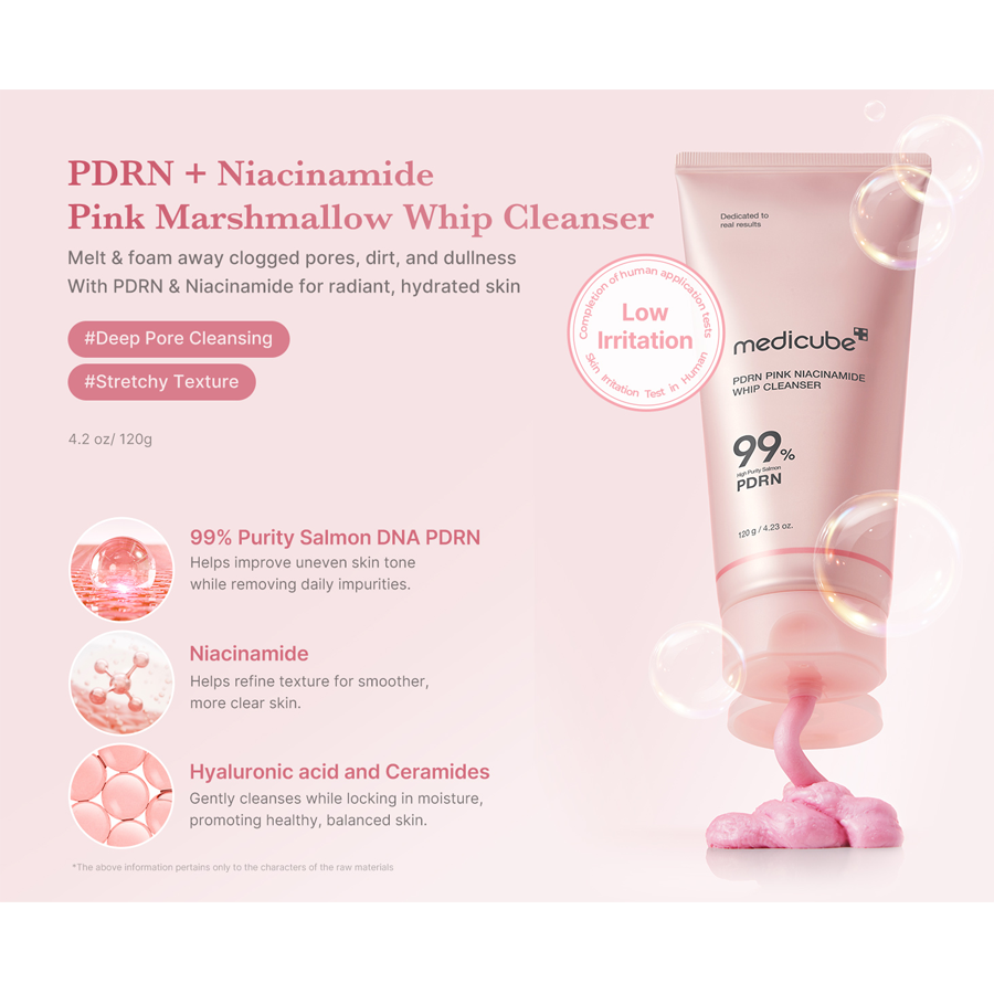 Pdrn Pink Niacineamide Whip Cleanser 120G